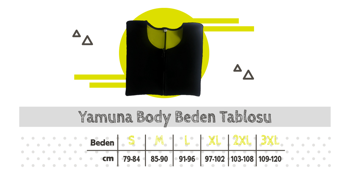 Yamuna Termal Body Beden Tablosu