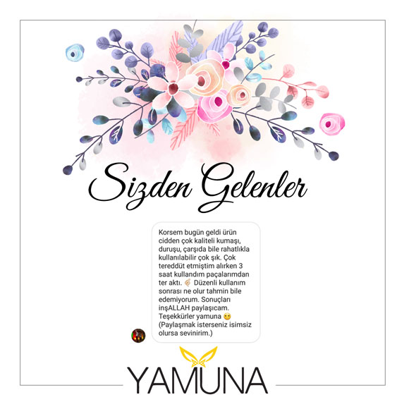 yamuna korse müşteri memnuniyet