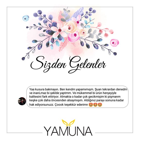 yamuna korse müşteri memnuniyet