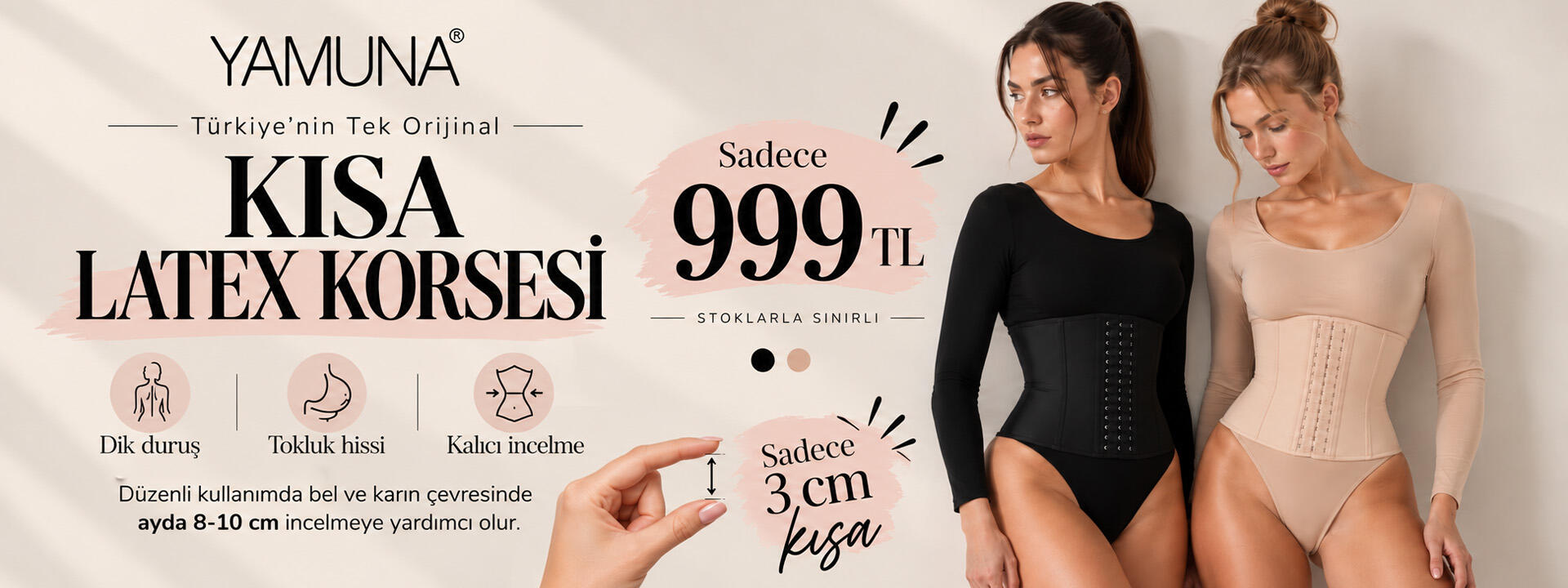 kısa latex korse