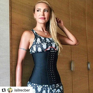 isil recber latex korse siyah