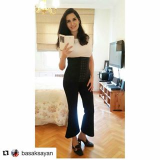 basak sayan latex korse siyah