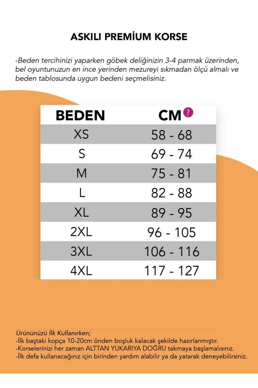 Askılı Premium Korse Ten - 4