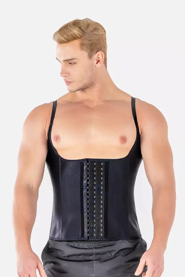 Askılı Premium Korse Siyah Erkek - 1