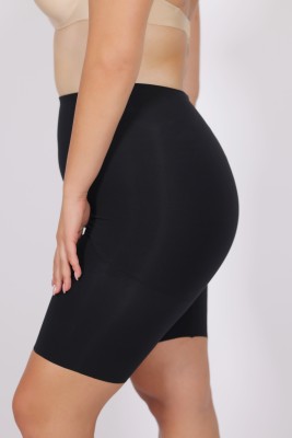 Body Shaper Miederhose mit hoher Taille in Schwarz - Thumbnail