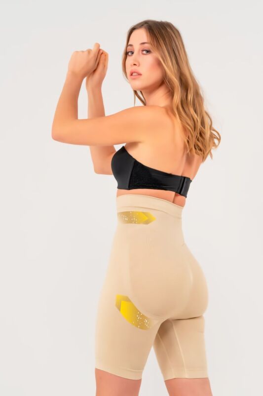 Closed Butt Lifter Shaper Beige - YAMUNA