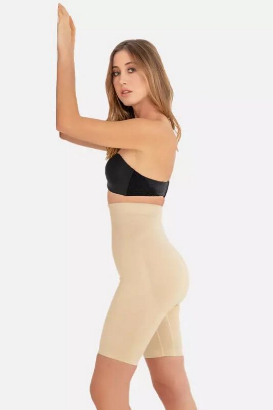 Closed Butt Lifter Shaper Beige - YAMUNA