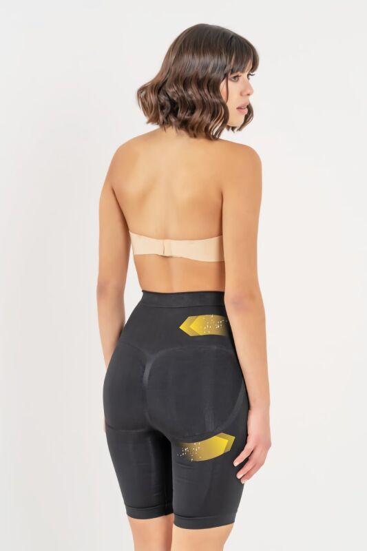 Closed Butt Lifter Shaper Black - YAMUNA
