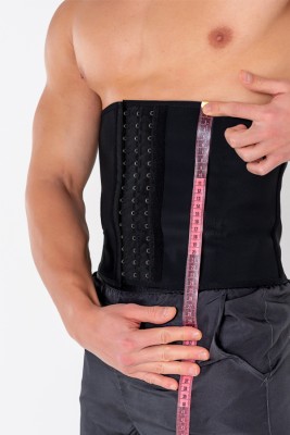 Kısa Latex Korse Siyah Erkek - YAMUNA
