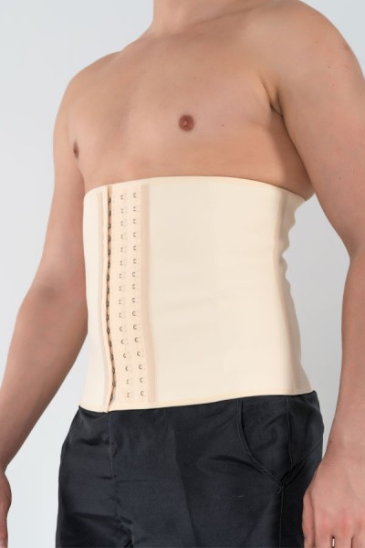 Latex Waist Trainer Man Beige - YAMUNA