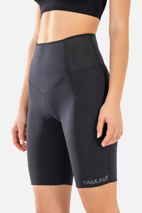Neoprene Sweat Sauna Biker Shorts - Thumbnail