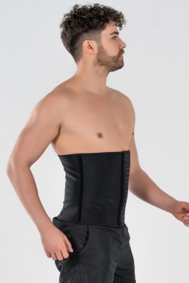 Latex Korse Erkek siyah - 5