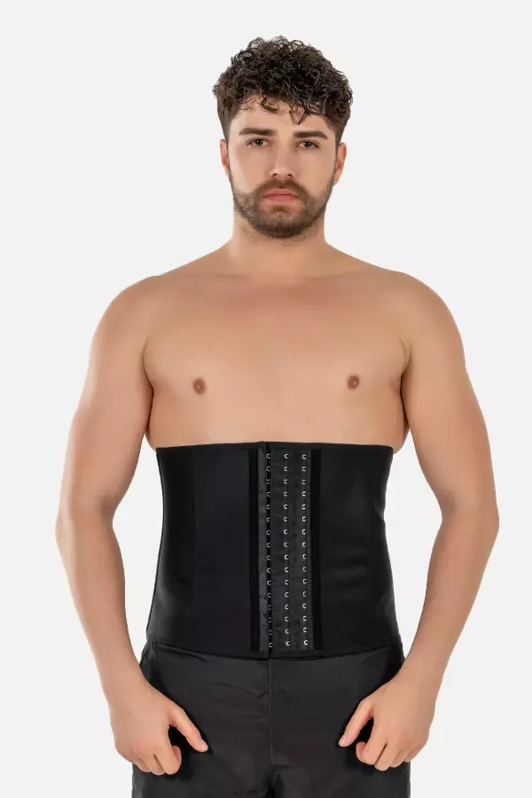 Latex Korse Erkek siyah - 1