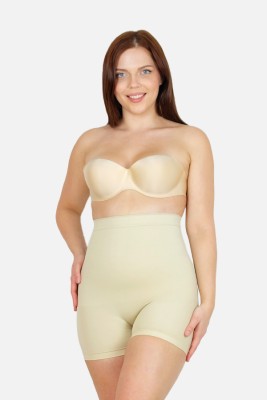 Yüksek Bel Kısa Şort Korse Ten - YAMUNA